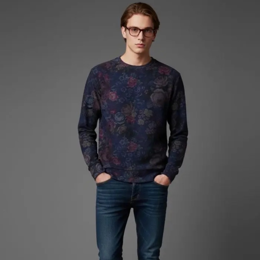 Zara Floral Sweatshirt - Multicolor